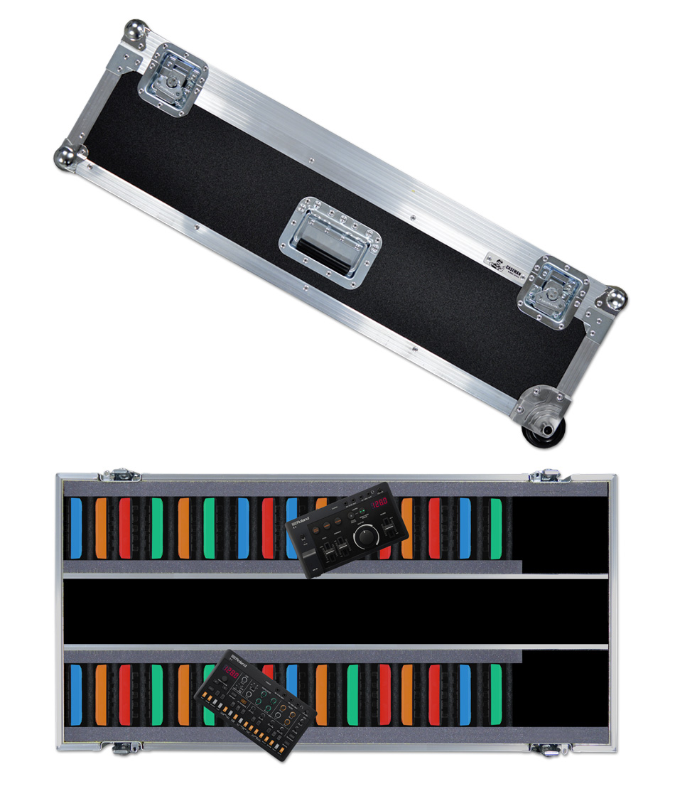 Roland AIRA flight cases by Caseman